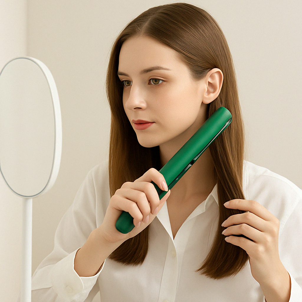 Lisseur de Cheveux Compact | Coiffure Facile en Déplacement