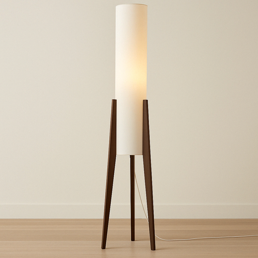 Lampe de Sol En Bois Moderne Minimaliste - Foivo