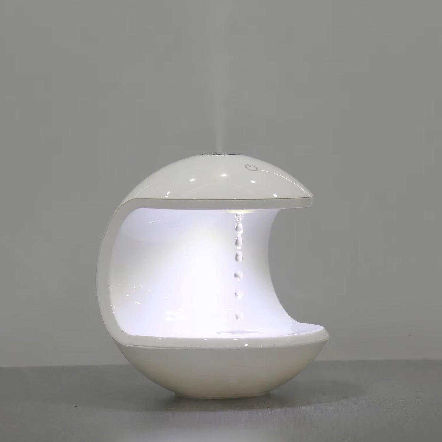 Purificateur d'air Blanc Design Élégant avec Diffuseur de Brume