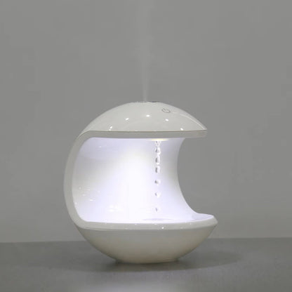 Purificateur d'air Blanc Design Élégant avec Diffuseur de Brume