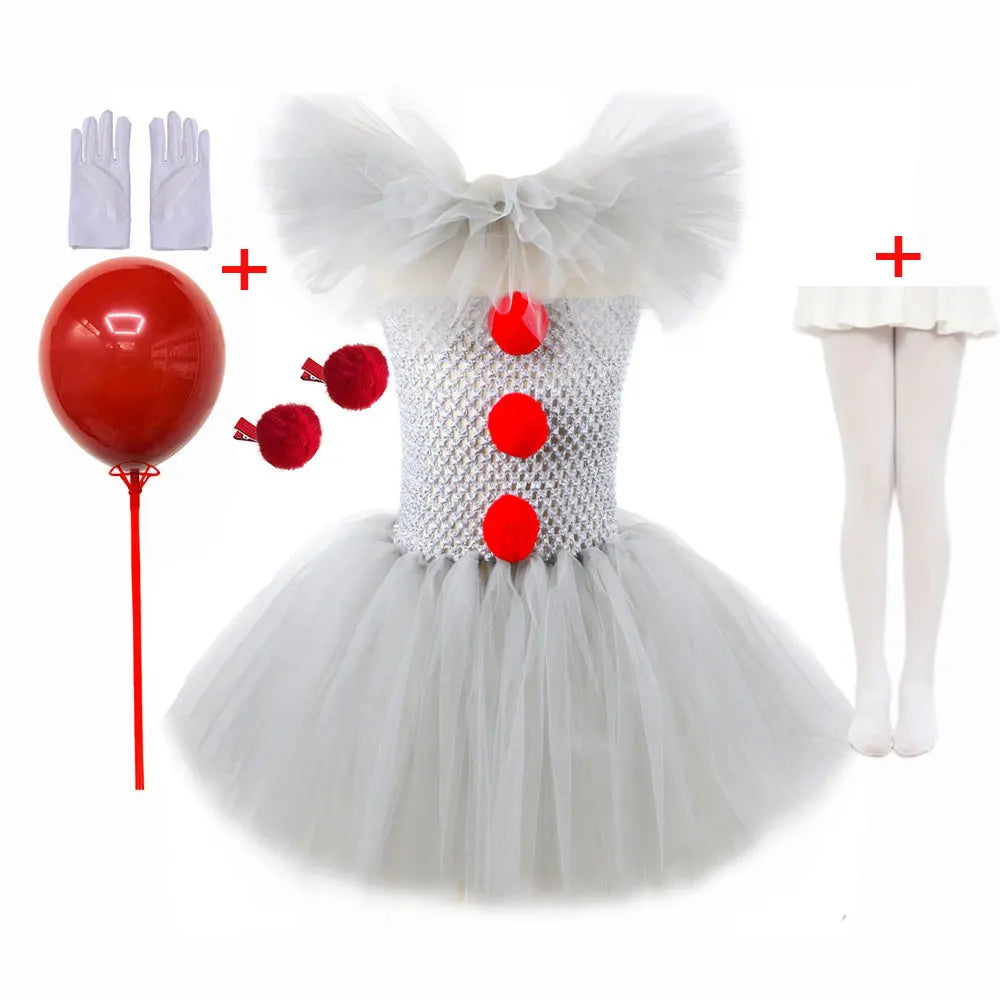 Costume Déguisement Clown Enfant Fille