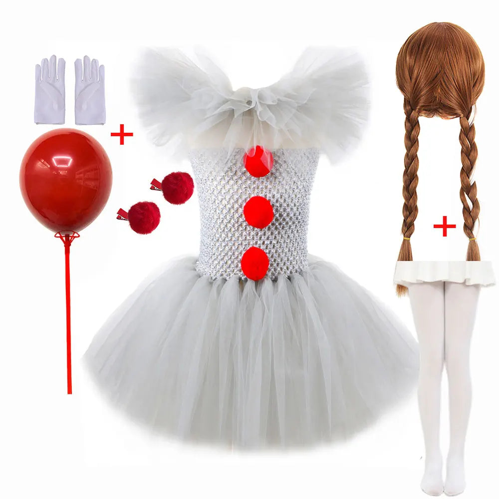 Costume Déguisement Clown Enfant Fille