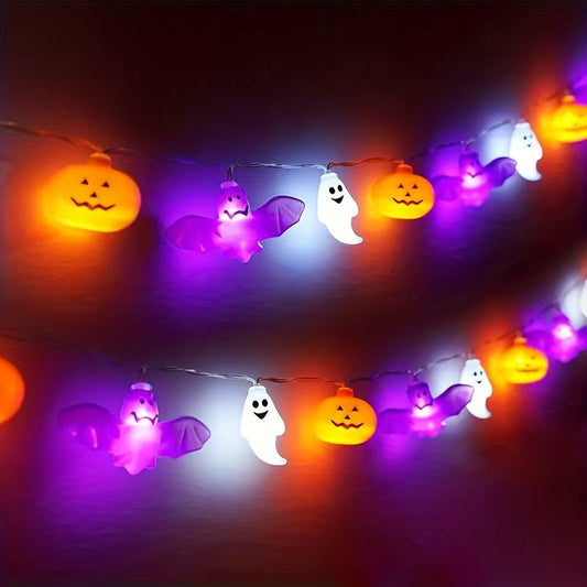 Guirlande Éclairante d'Halloween Épouvantable | Décoration de Fête Colorée - Foivo