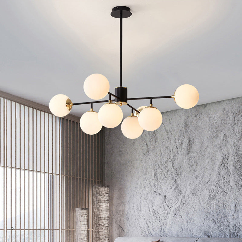 Luminaire Suspendu Verre Nordique pour Intérieur Élégant - Foivo