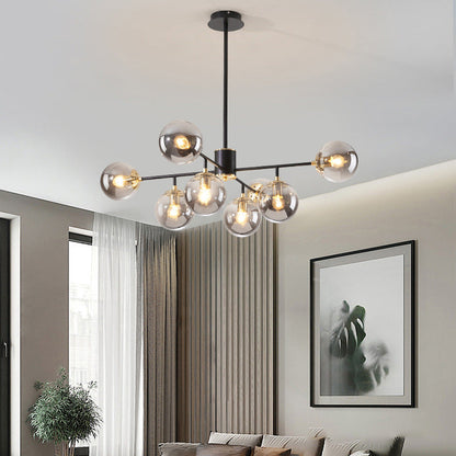 Luminaire Suspendu Verre Nordique pour Intérieur Élégant