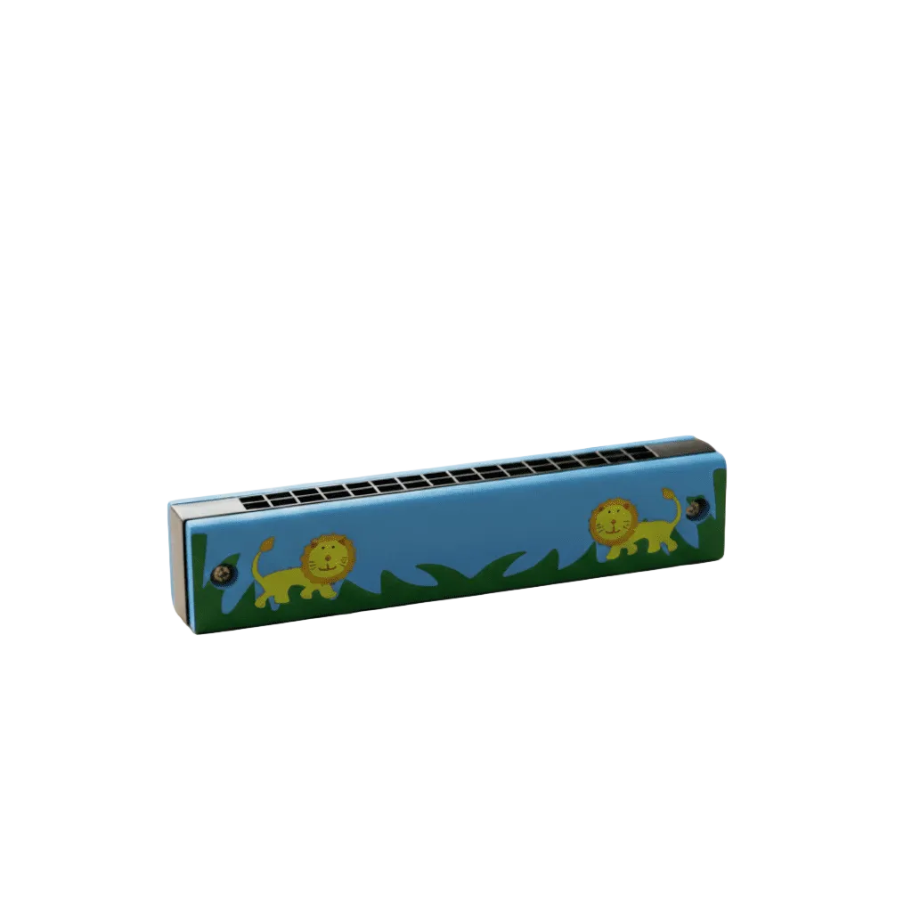 Harmonica Enfant Bois Compact et Léger - Foivo