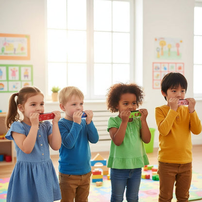 Harmonica en bois pour enfants 3
