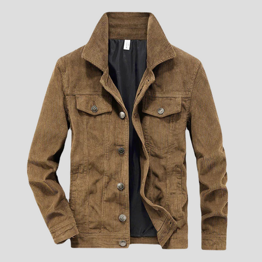 Veste Homme Velours Élégante Taille Affûtée - Foivo