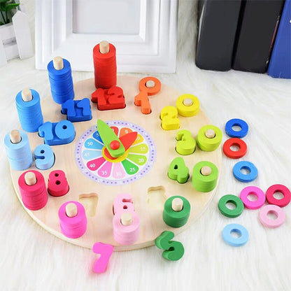 Horloge Enseignante Intellectuelle pour Enfants