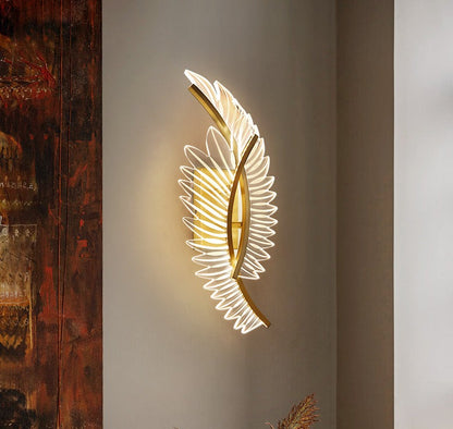 Lampe Murale Élégante Aile de Lumière