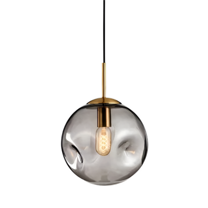 Lampe Suspendue Élégante en Verre Or – Éclairage Chaleureux Design Nordique