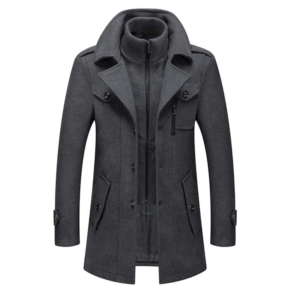 Manteau Femme Élégant Deux Pièces