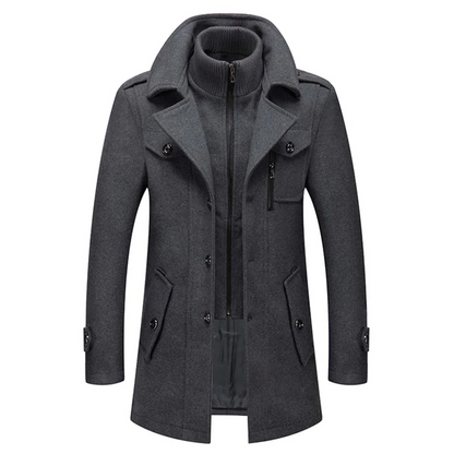 Manteau Femme Élégant Deux Pièces