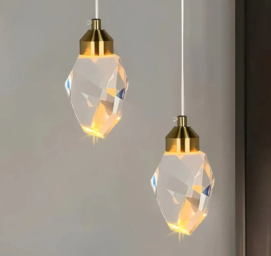 Luminaire Luxe Cristal Suspendu - BlxckFR