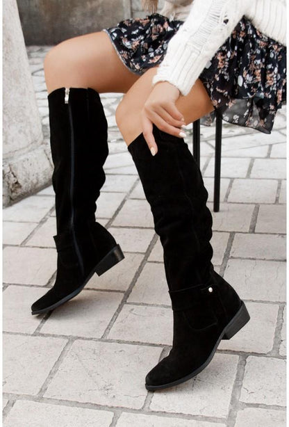 Bottes Cuir Doux et Chaussantes