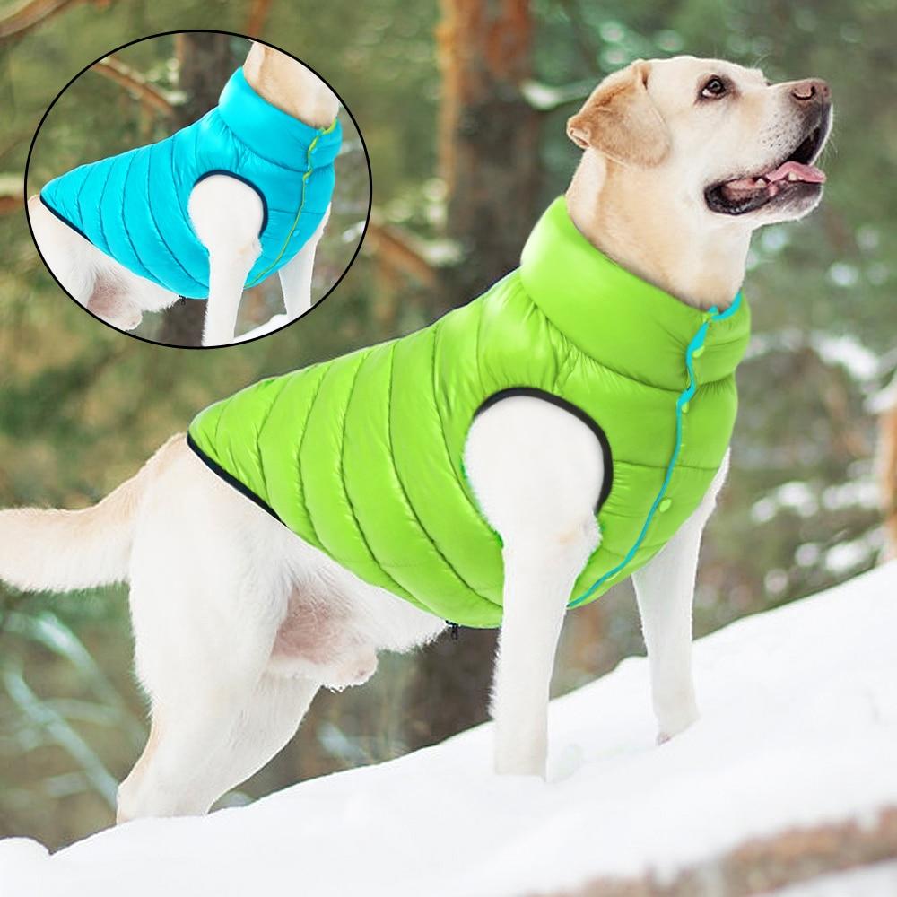 Manteau de pluie pour chien doublé et réversible