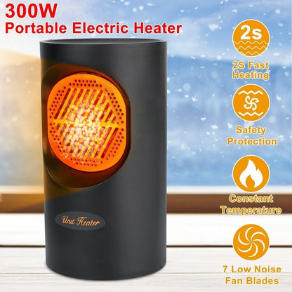 Chauffage Electrique 300W Puissant et Portable - Foivo