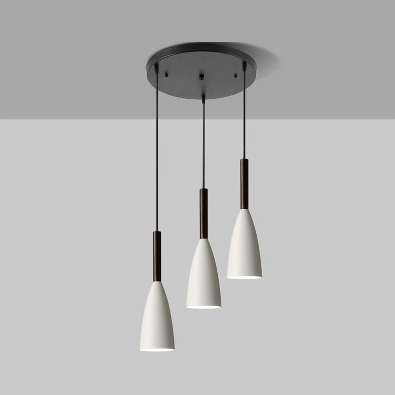 Lampe Suspendue Élégante 3 Bras – Aluminium Brillant avec Câble Réglable