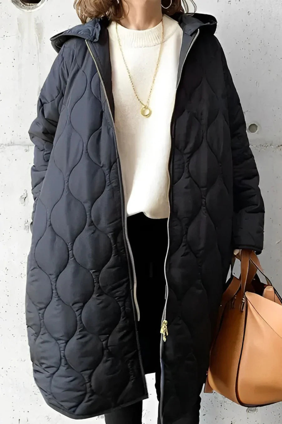Manteau Élégant Long Polaire - Léger et Chaud avec Style Moderne