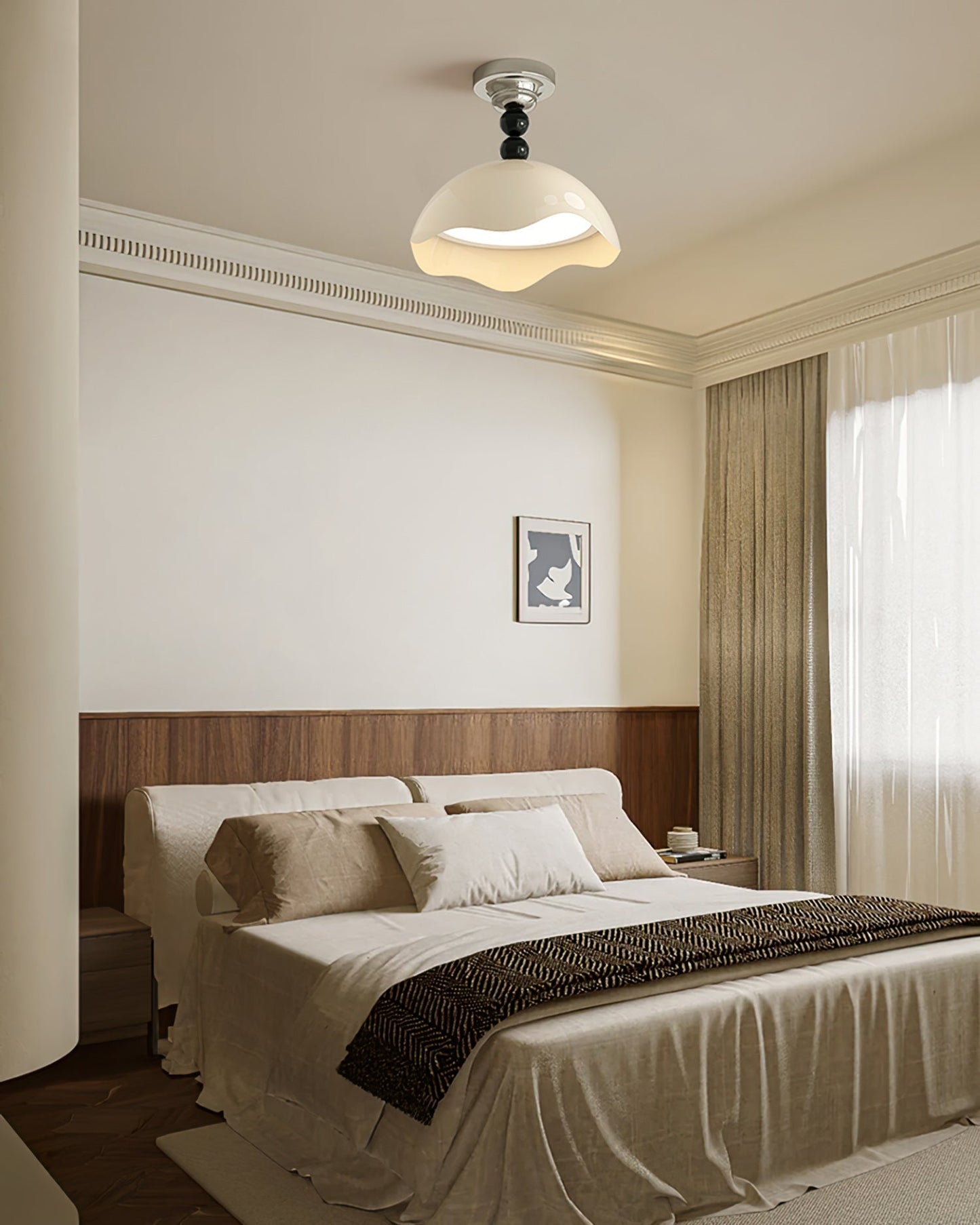 Lampe de Plafond Design en Laqué