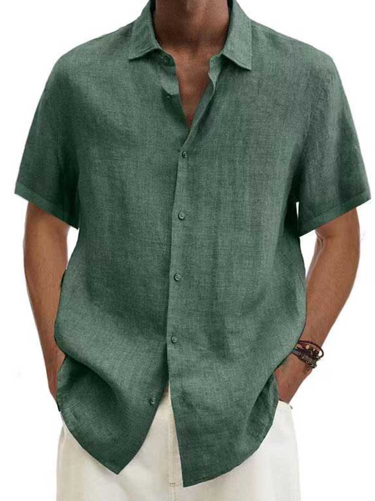 Chemise Décontractée Boutons Classique