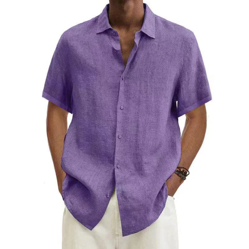 Chemise Décontractée Boutons Classique