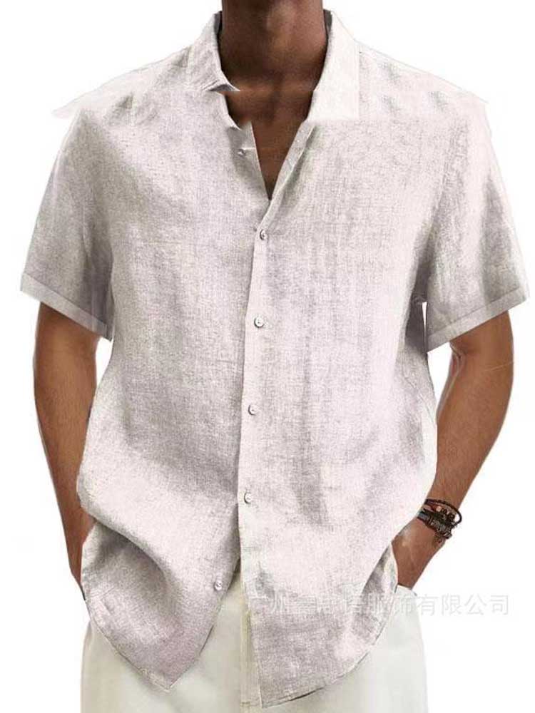 Chemise Décontractée Boutons Classique