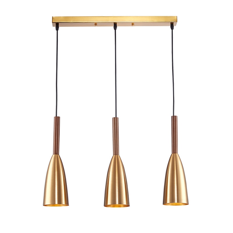 Lampe Suspendue Élégante 3 Bras – Aluminium Brillant avec Câble Réglable