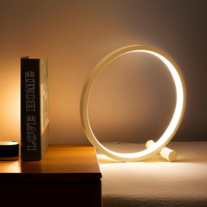 Lampe de Bureau Rond Moderne Réchargeable