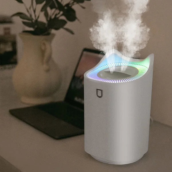 Diffuseur d'air frais Blanc à LED - BlxckFR