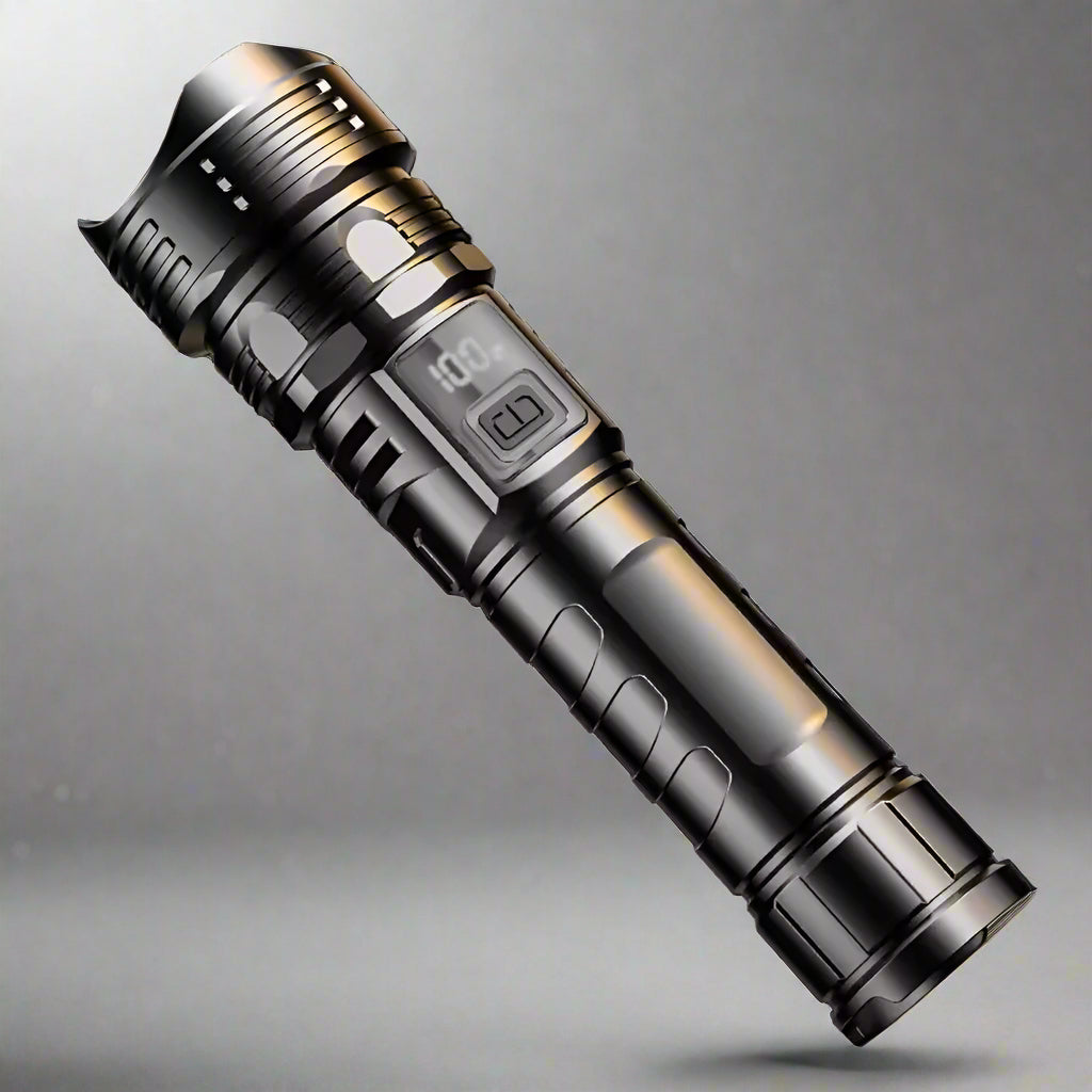 Lampe Torche LED Réchargeable Aluminium - BlxckFR