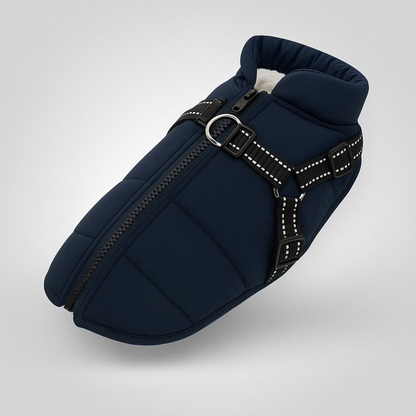 Veste Imperméable Chien avec Harnais Douillet