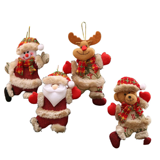 Décorations de Noël Brillantes | Ensemble de 4 Boules Lumineuses - Foivo