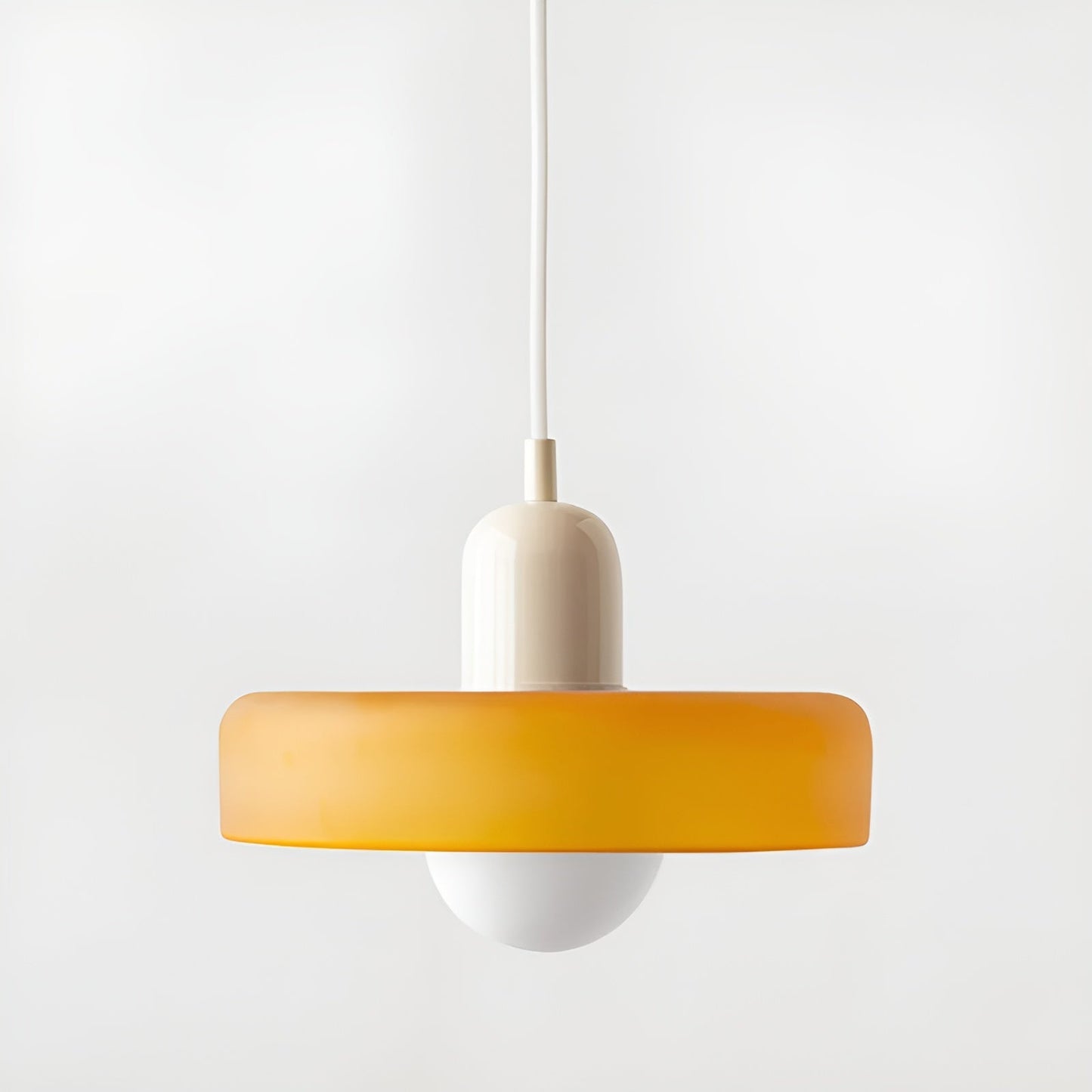 Luminaire Suspendu en Verre Coloré et Réglable, Applique Murale Élégante