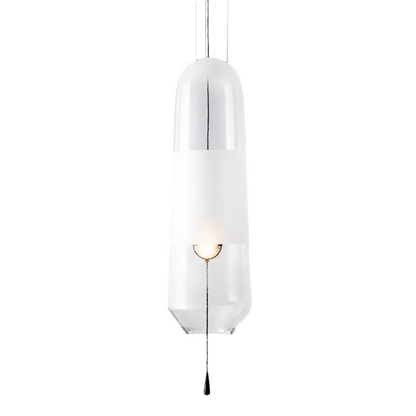 Lumière Suspendue en Verre Vintage