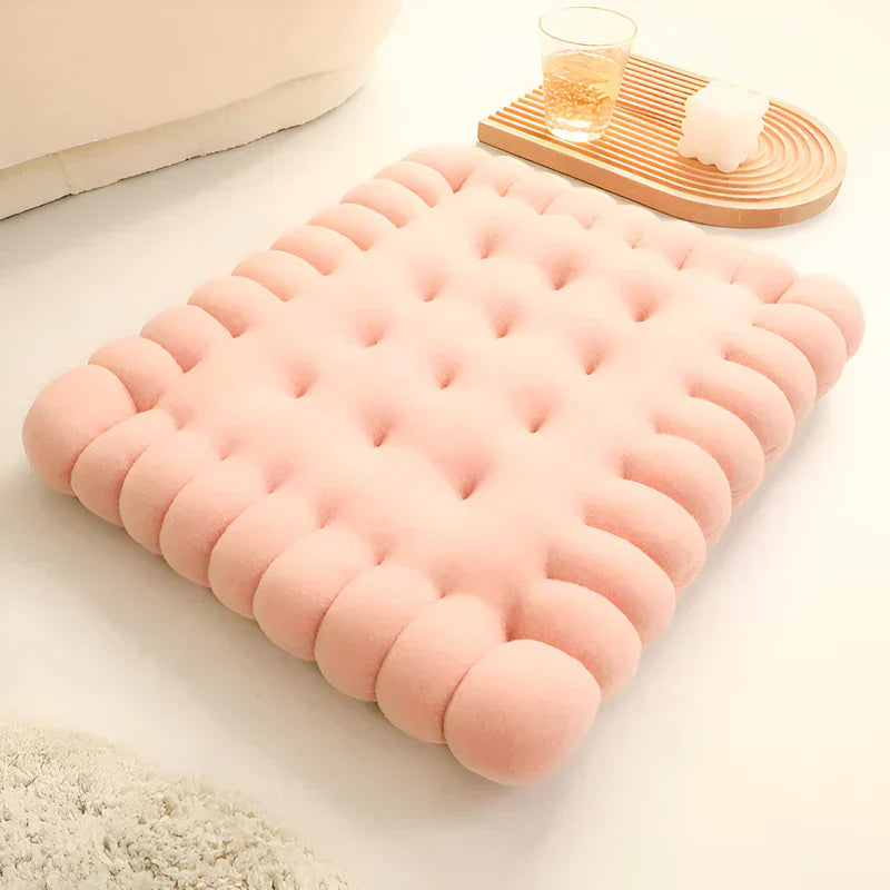 Coussin Biscuit Doux et Mignon