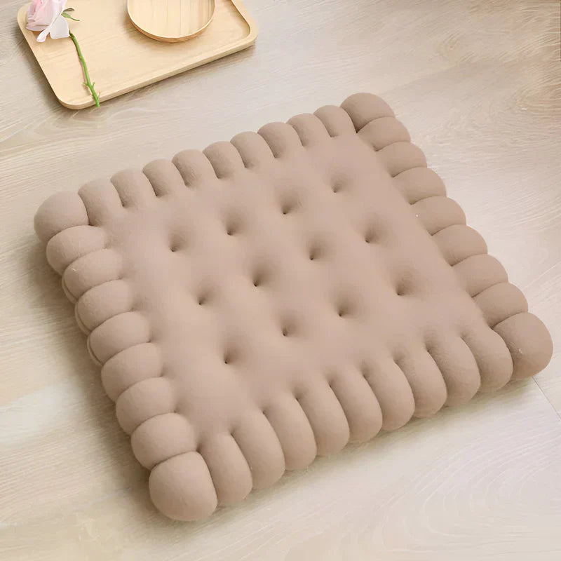Coussin Biscuit Doux et Mignon