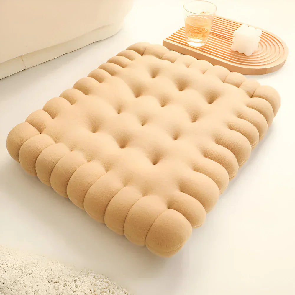 Coussin Biscuit Doux et Mignon
