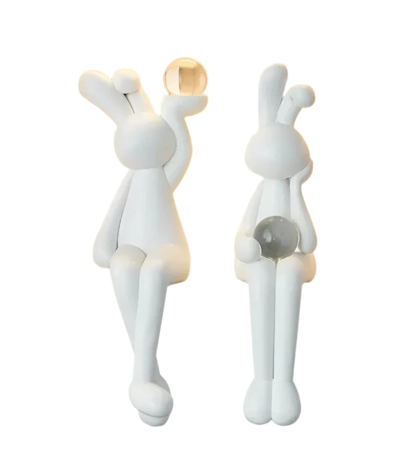 Décorations de lapin en verre raffinées - BlxckFR