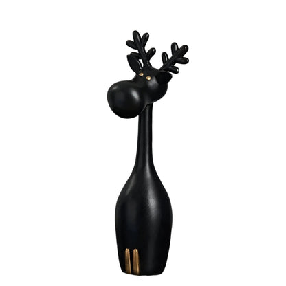 Figurines Animaux Chic Noir Blanc