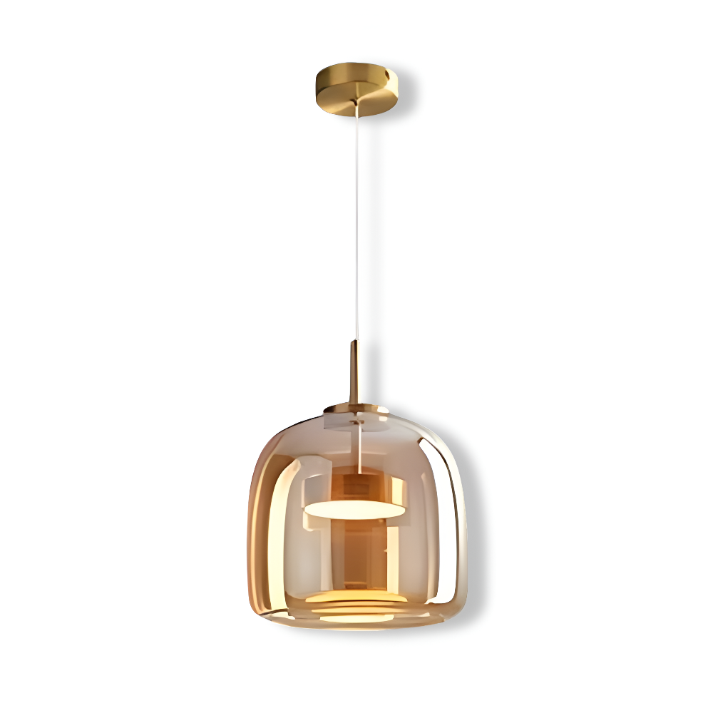 Luminaire Suspendu en Verre Design – Éclairage Chic pour Maison