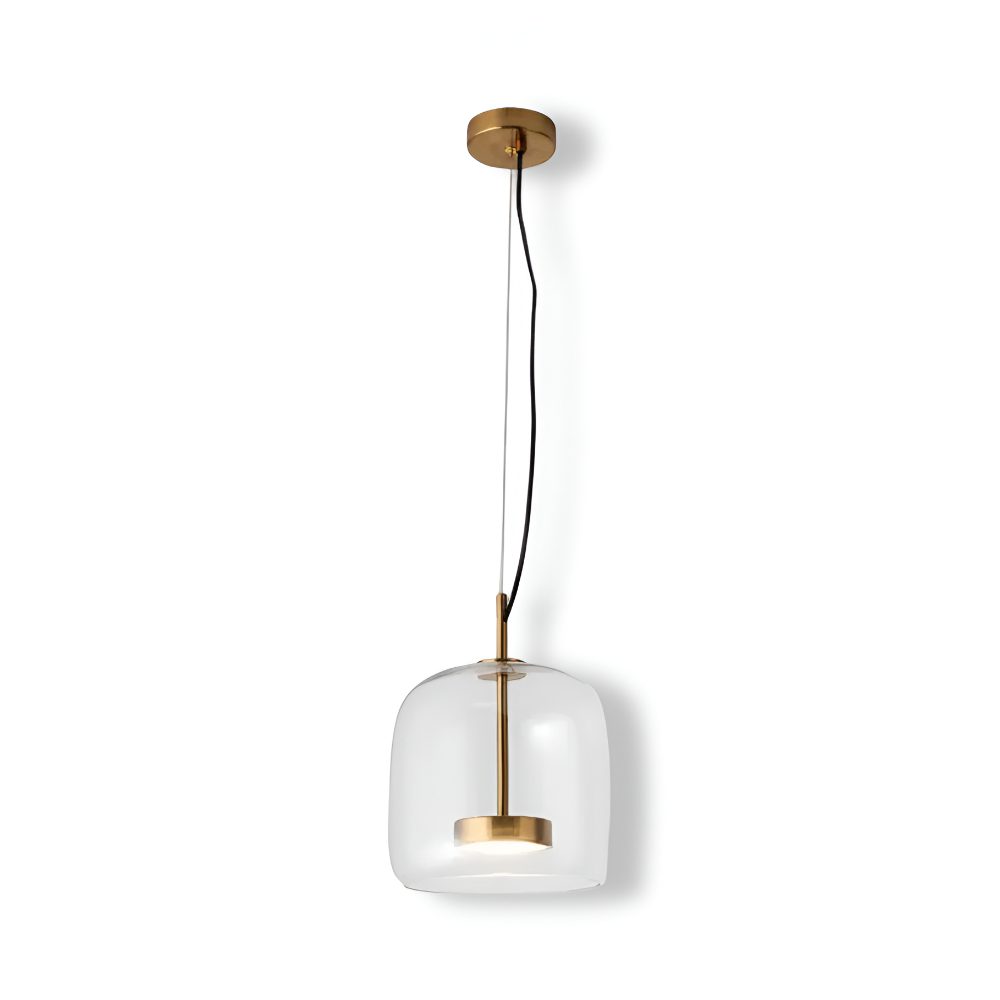 Luminaire Suspendu en Verre Design – Éclairage Chic pour Maison