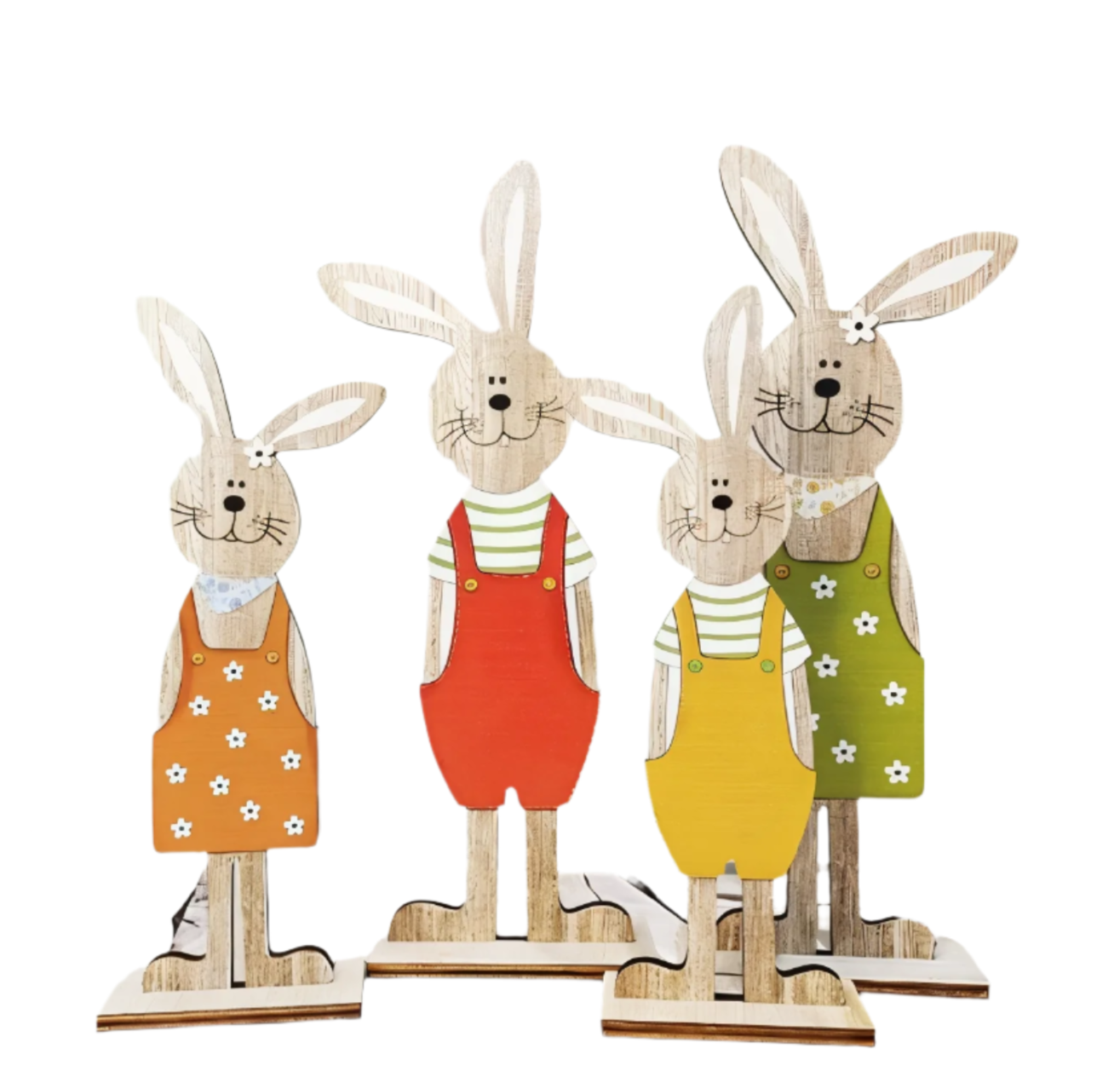 Figurines Lapin Artisanales en Bois - BlxckFR