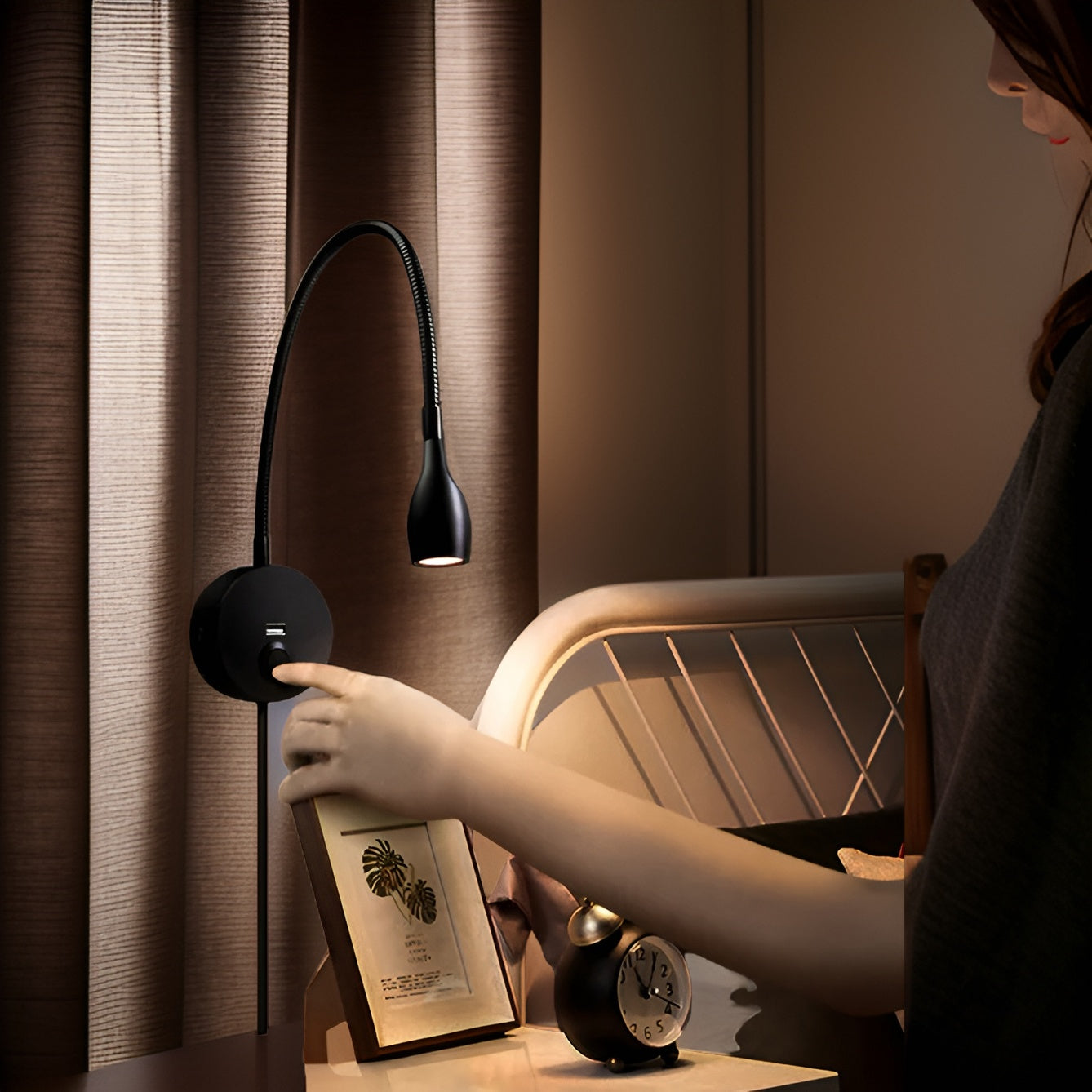 Lampe LED Ambiance Réglable avec Chargeur USB - BlxckFR
