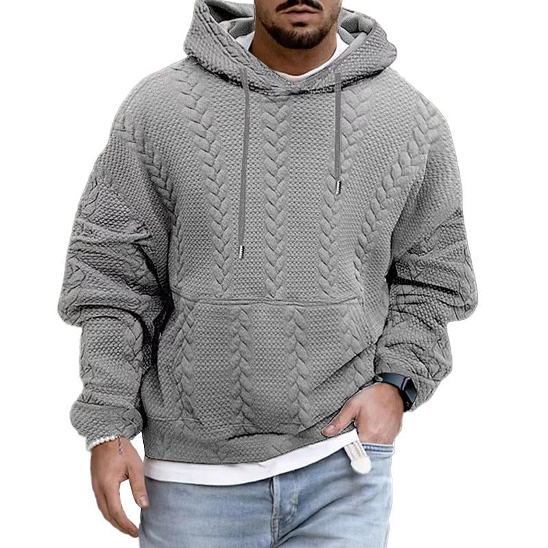 Sweat à Capuche Unisexe Coton Poche Kangourou Coupe Décontractée - Foivo