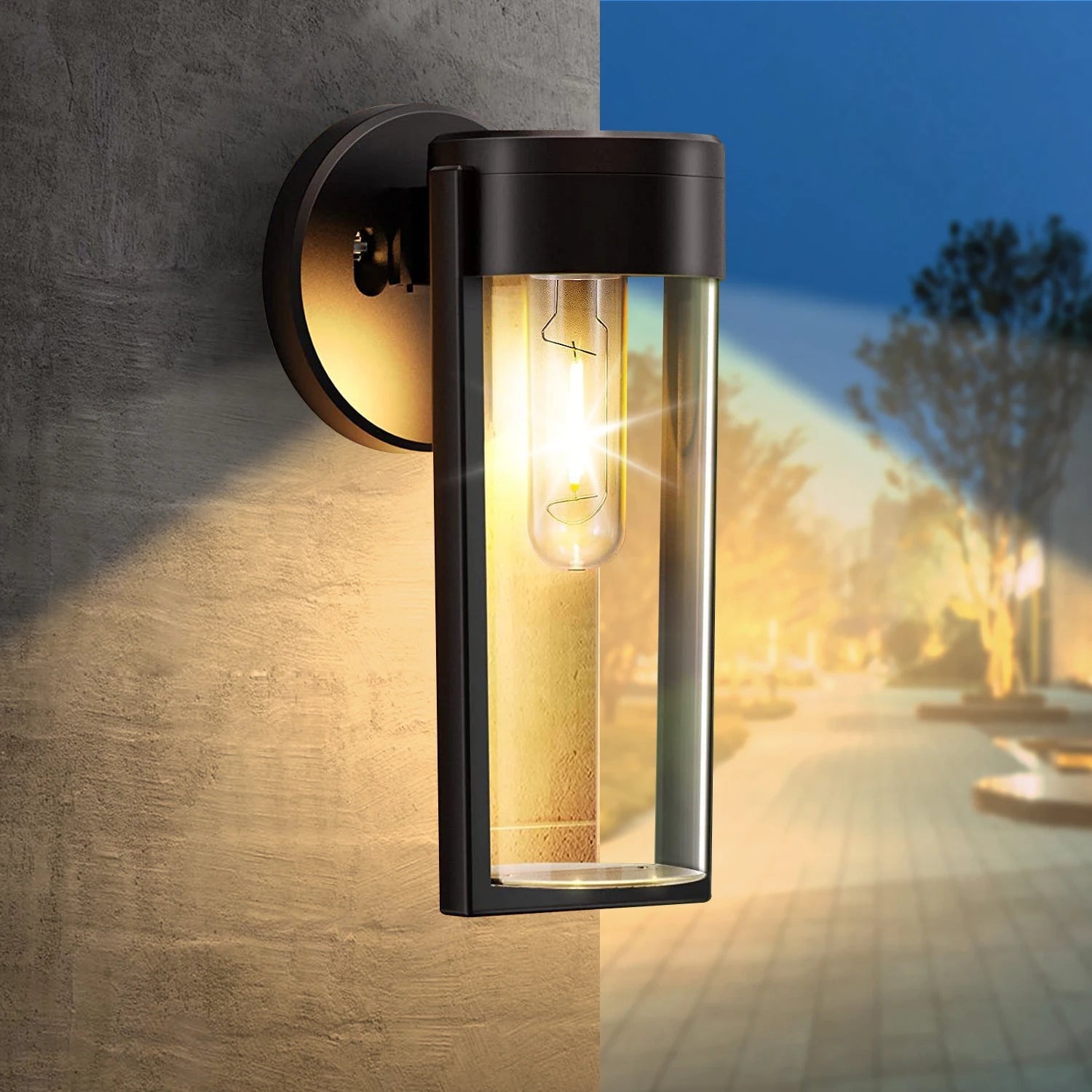 Lampe Murale Solaire Énergie Vert Étanche - blxckfr