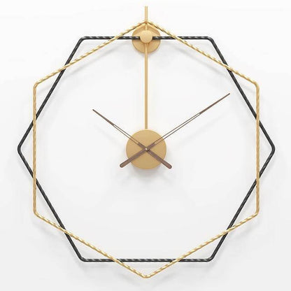 Horloge Murale Design Géométrique Style Européen - Foivo