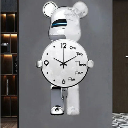 Horloge Murale LED Ours Lumineux 7