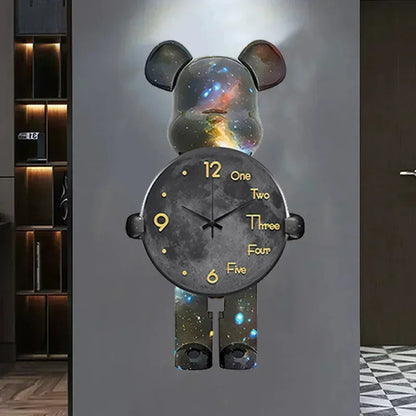 Horloge Murale LED Ours Lumineux 8