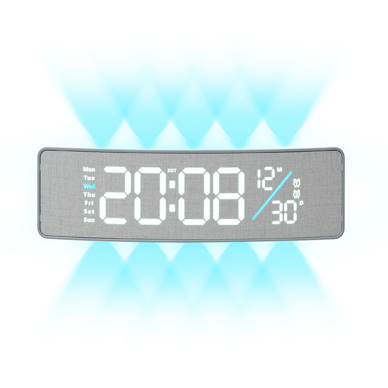 Horloge numérique multifonction avec affichage jour et température - Foivo